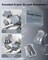 25PCS Art Mechanical Pencil Set with Case, 3PCS Metal Artist Lead Pencil 0.5, 0.7, 0.9 mm & 3PCS 2mm Holder (HB 2H 2B 4B Color) with 432PCS Graphite Lead Refills for Drawing Sketching